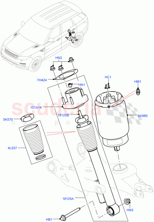 Part Diagram for Land Rover LR063755