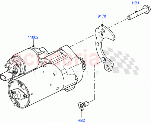 Part Diagram for Land Rover LR156877