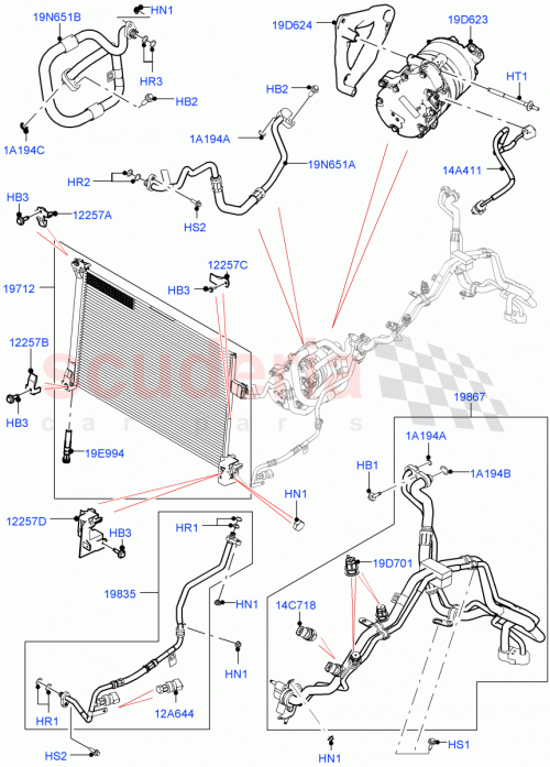 Part Diagram for Land Rover LR141770