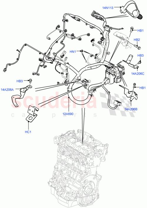 Part Diagram for Land Rover LR047504