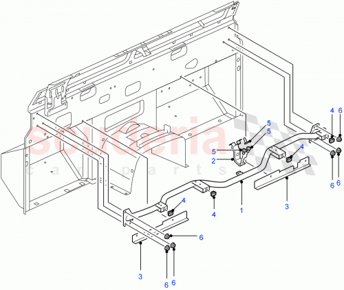Part Diagram for Land Rover AHU710640