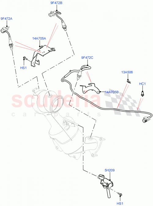 Part Diagram for Land Rover LR117826