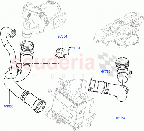 Part Diagram for Land Rover LR101002