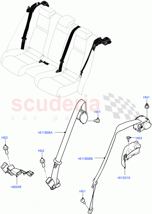 Part Diagram for Land Rover LR092541