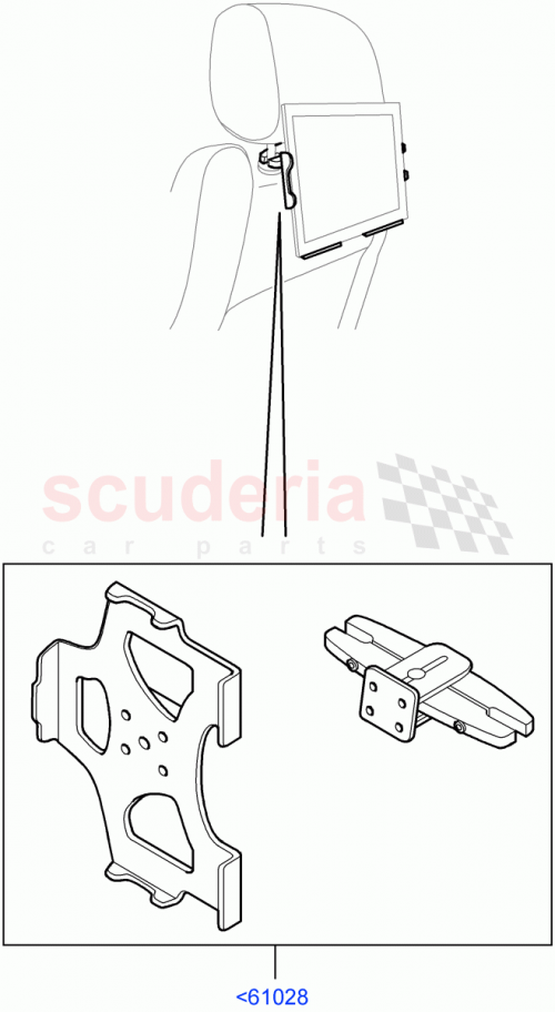Part Diagram for Land Rover VPLVS0165