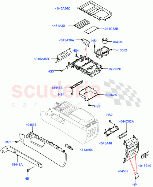 Part Diagram for Land Rover LR131033