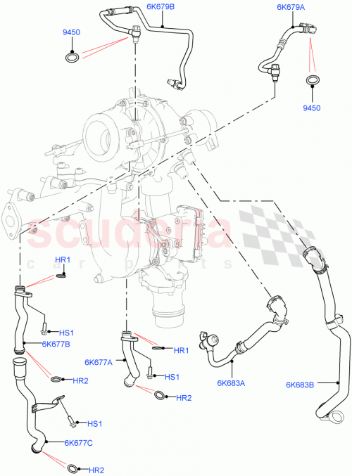 Part Diagram for Land Rover LR081635