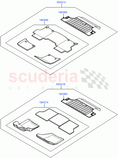 Part Diagram for Land Rover VPLE90INT04