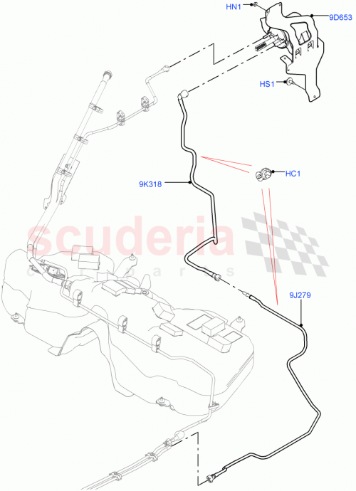 Part Diagram for Land Rover LR092389