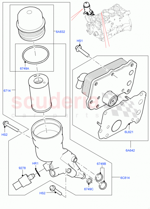 Part Diagram for Land Rover LR135718
