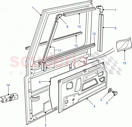 Part Diagram for Land Rover BDG710010