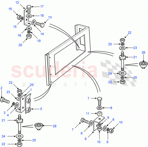 Part Diagram for Land Rover LR010907