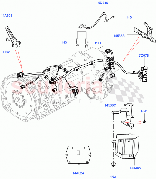 Part Diagram for Land Rover LR050224