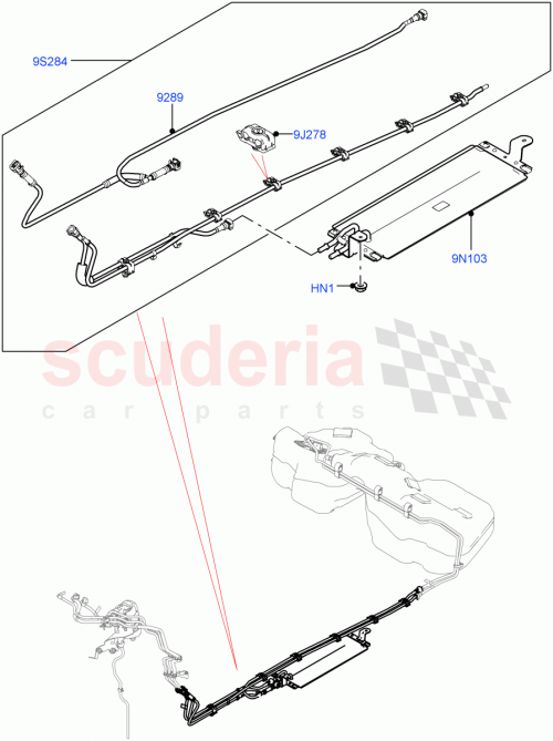Part Diagram for Land Rover LR134446
