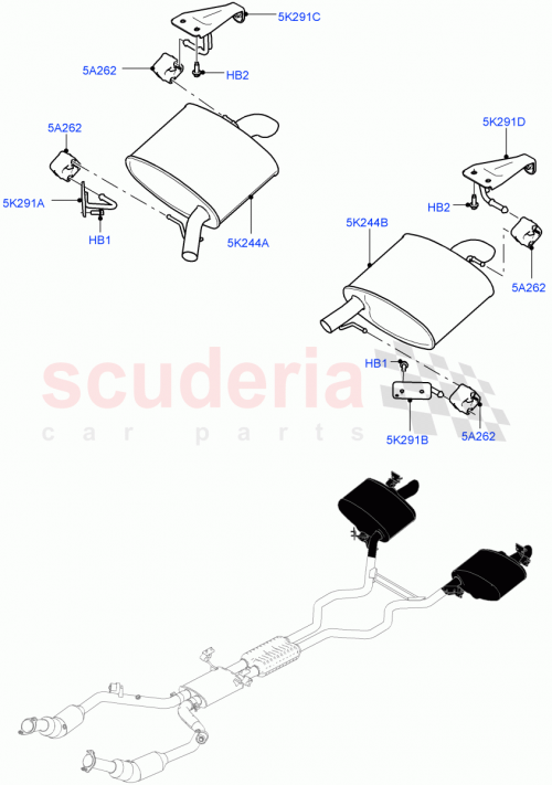 Part Diagram for Land Rover LR057710