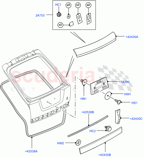 Part Diagram for Land Rover LR030911