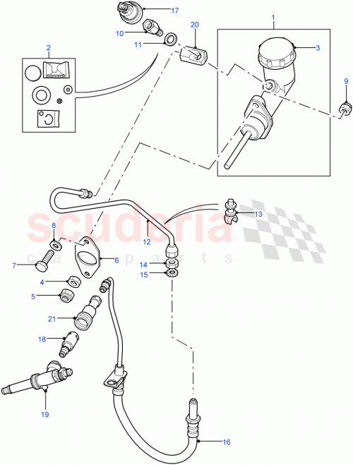 Part Diagram for Land Rover STD500020