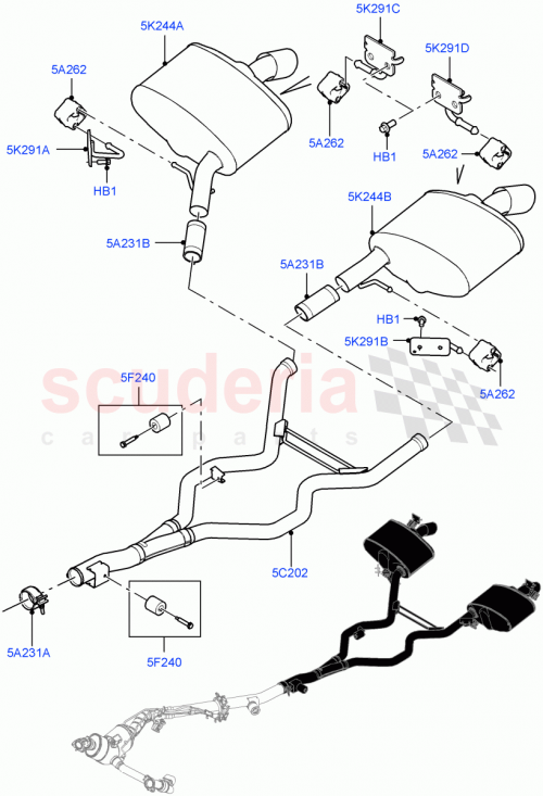 Part Diagram for Land Rover LR077728