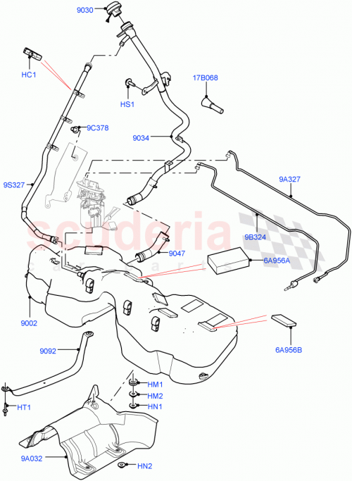 Part Diagram for Land Rover LR144546