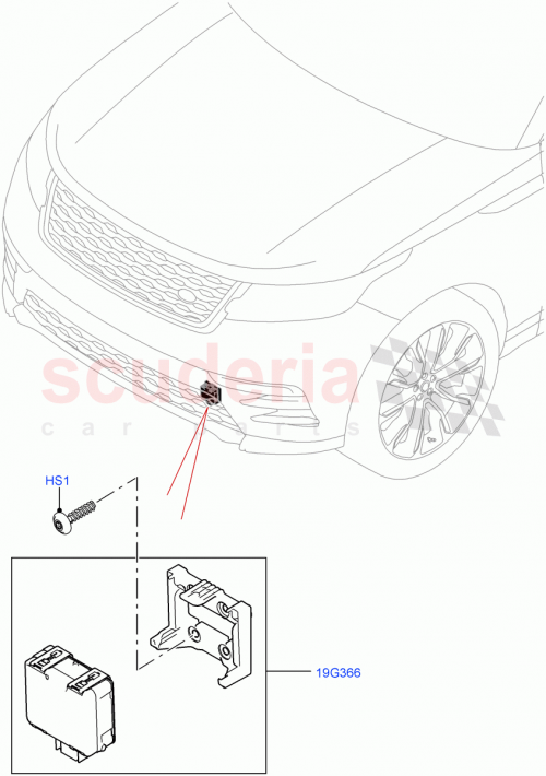 Part Diagram for Land Rover LR140939