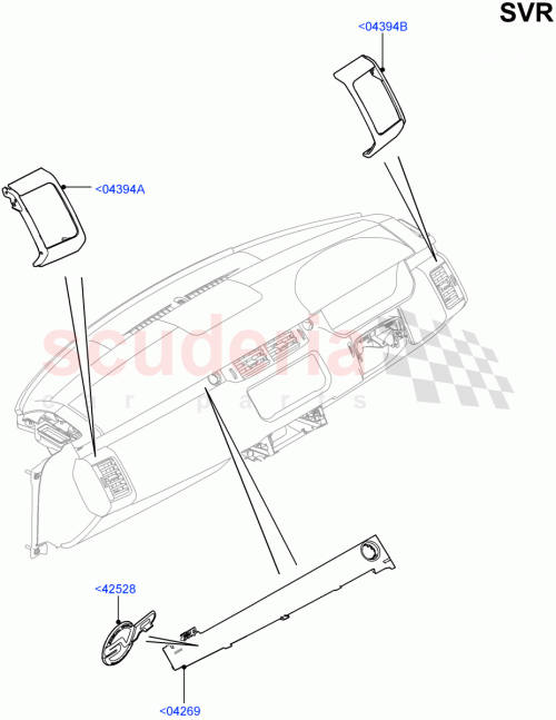 Part Diagram for Land Rover LR103449