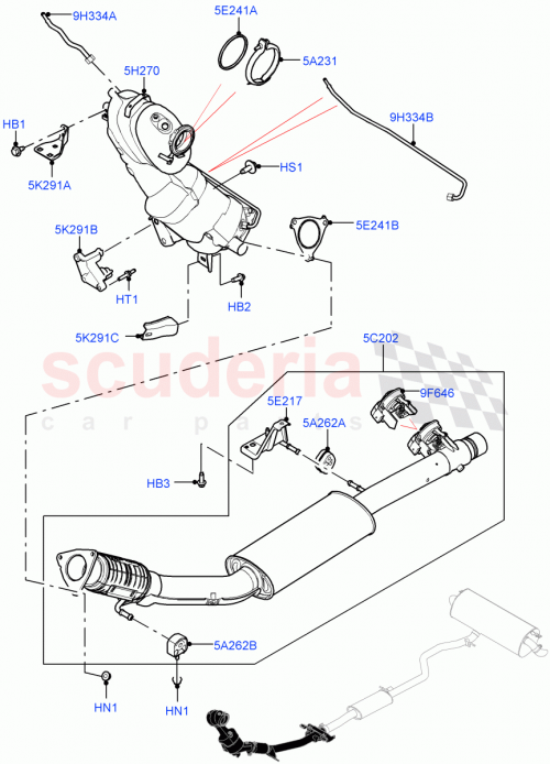 Part Diagram for Land Rover LR114109