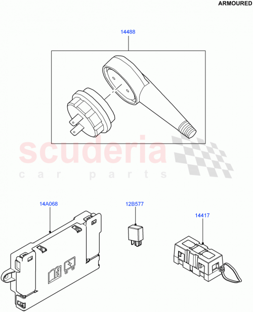Part Diagram for Land Rover LR064510