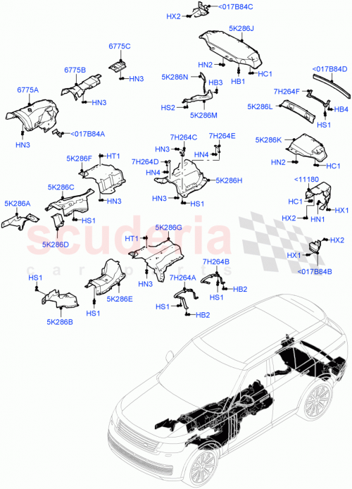 Part Diagram for Land Rover LR168646