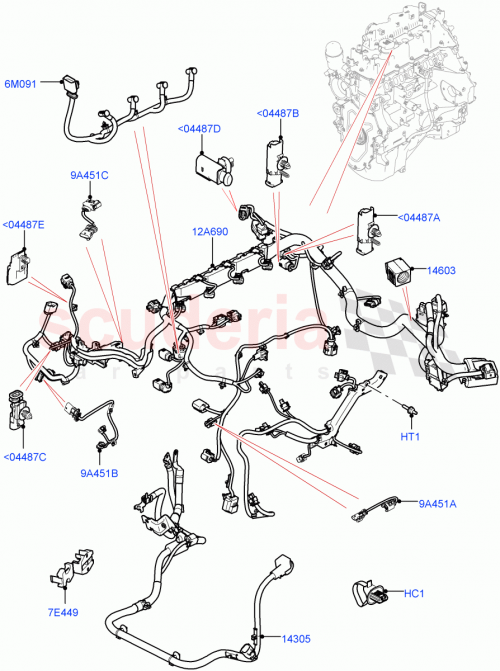Part Diagram for Land Rover LR112880