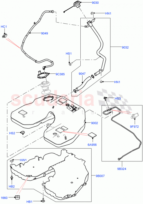 Part Diagram for Land Rover LR051675