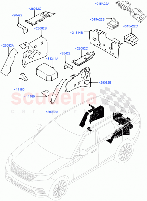 Part Diagram for Land Rover LR104441