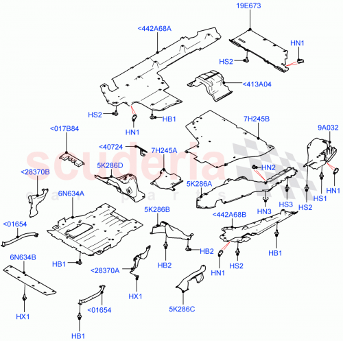 Part Diagram for Land Rover LR135627