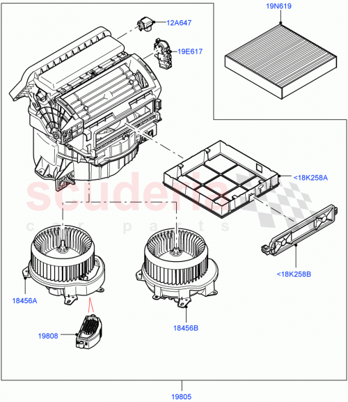 Part Diagram for Land Rover LR131034