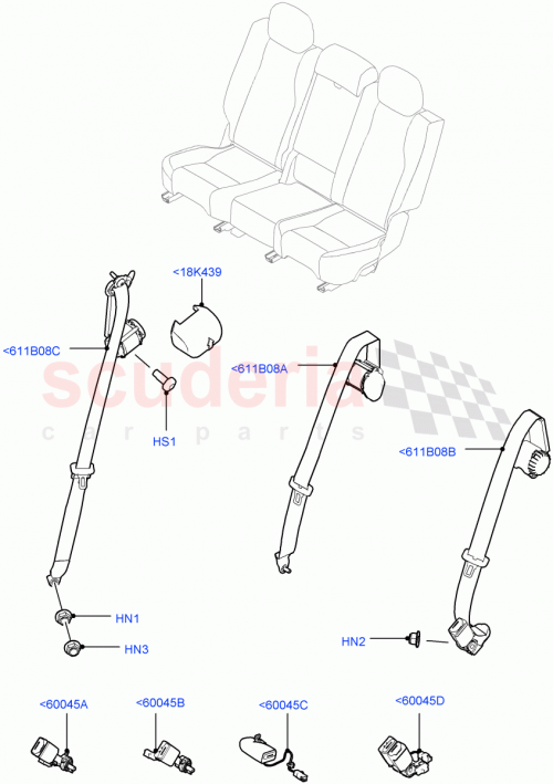 Part Diagram for Land Rover LR081835