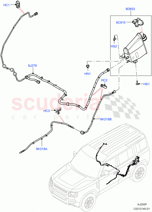 Part Diagram for Land Rover LR154194