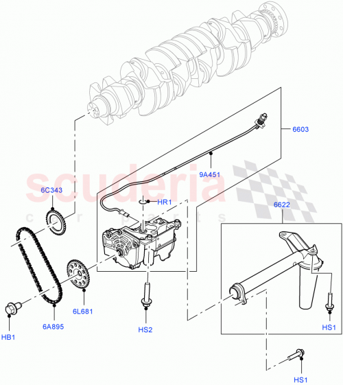 Part Diagram for Land Rover LR121796