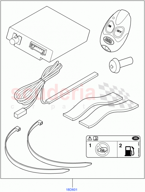 Part Diagram for Land Rover VPLAX0060
