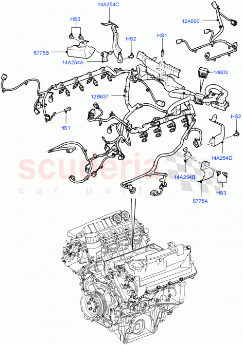 Part Diagram for Land Rover LR016716