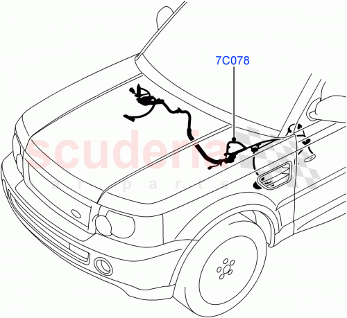 Part Diagram for Land Rover YMD506280