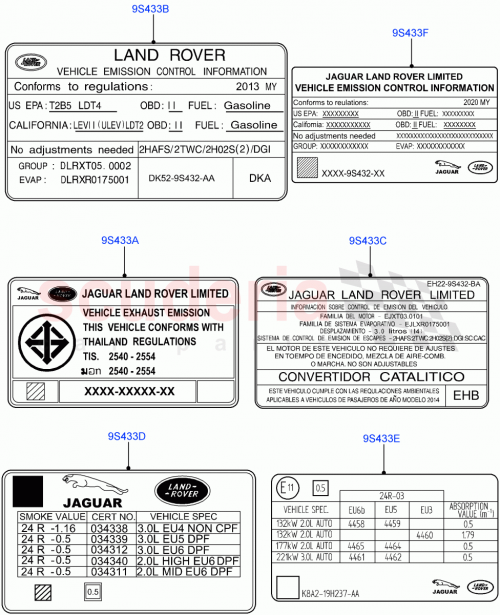 Part Diagram for Land Rover LR095879