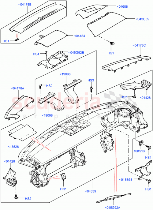 Part Diagram for Land Rover LR131137