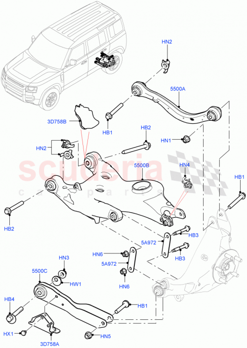 Part Diagram for Land Rover LR112633
