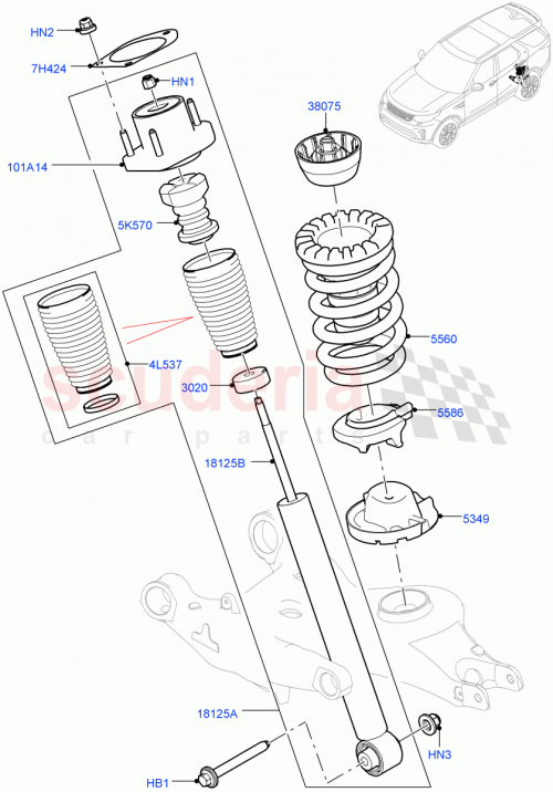 Part Diagram for Land Rover LR081571