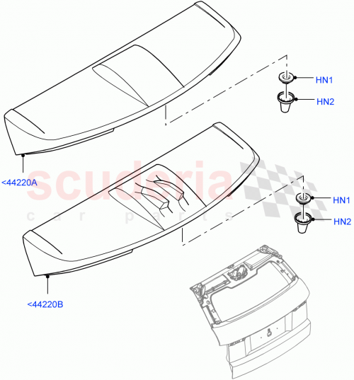 Part Diagram for Land Rover LR118458