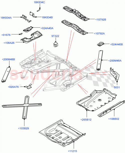 Part Diagram for Land Rover LR080091