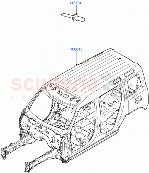 Part Diagram for Land Rover LR131233
