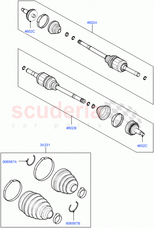 Part Diagram for Land Rover LR072516