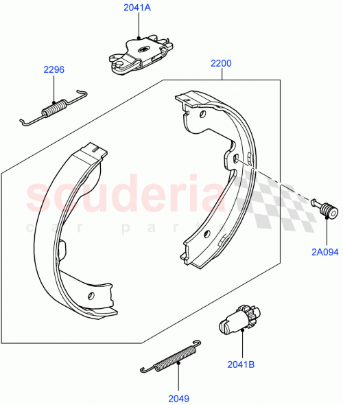 Part Diagram for Land Rover SXR000011