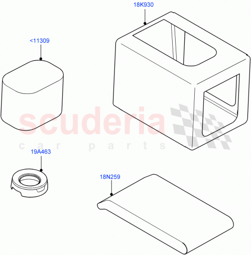 Part Diagram for Land Rover VPLCS0598