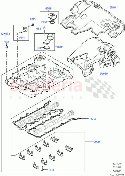 Part Diagram for Land Rover LR127870